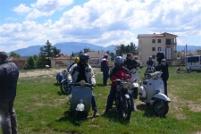 Trobada de motos clàssiques al Camp de les Lloses